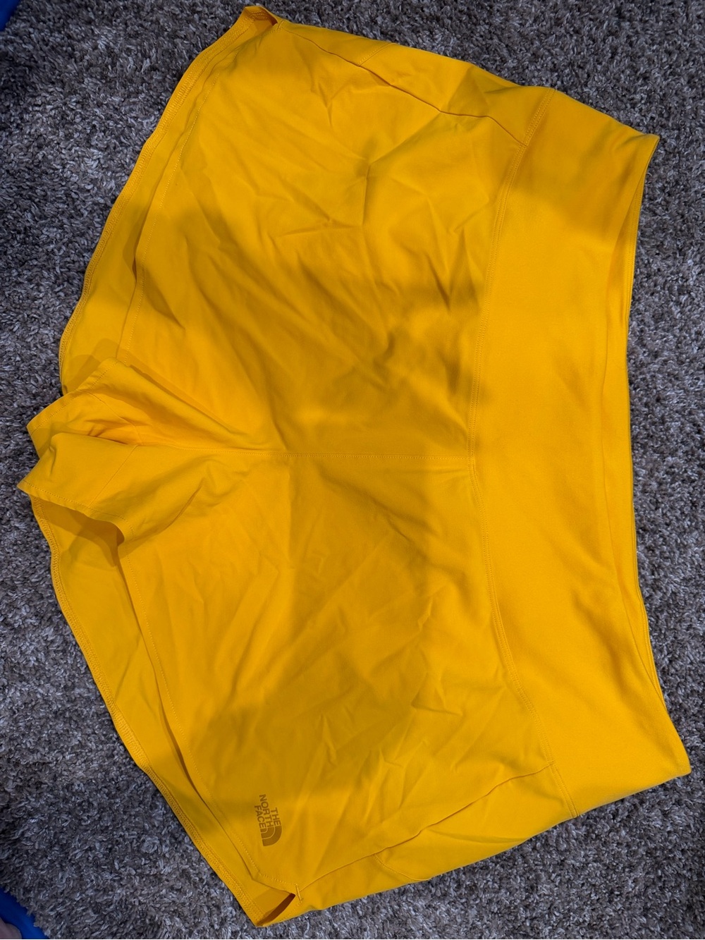 The North Face Women's Yellow Athletic Shorts XL